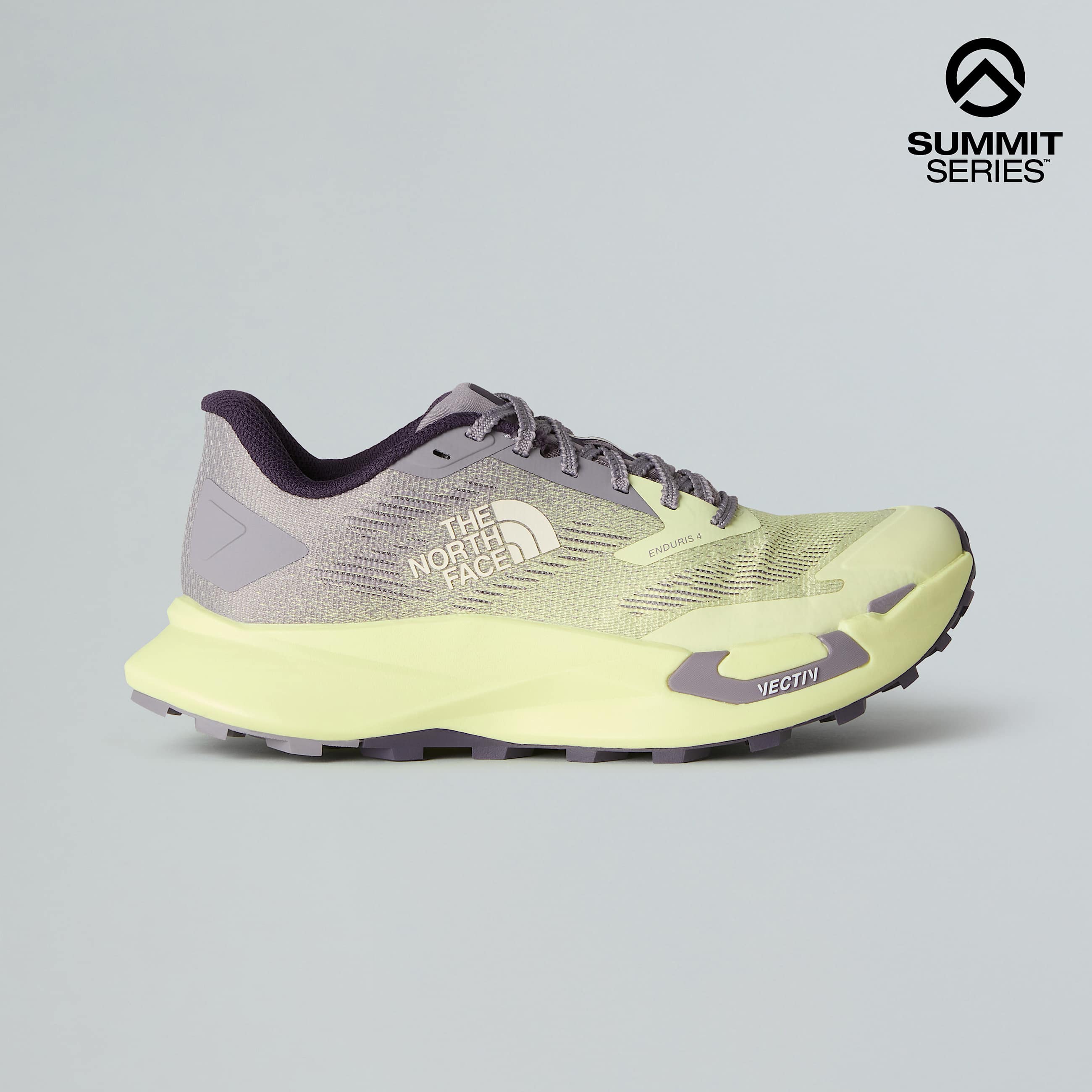 Chaussures de trail VECTIV Enduris 4 pour femme TNF Transcendent GreyLemon Mist HERO
