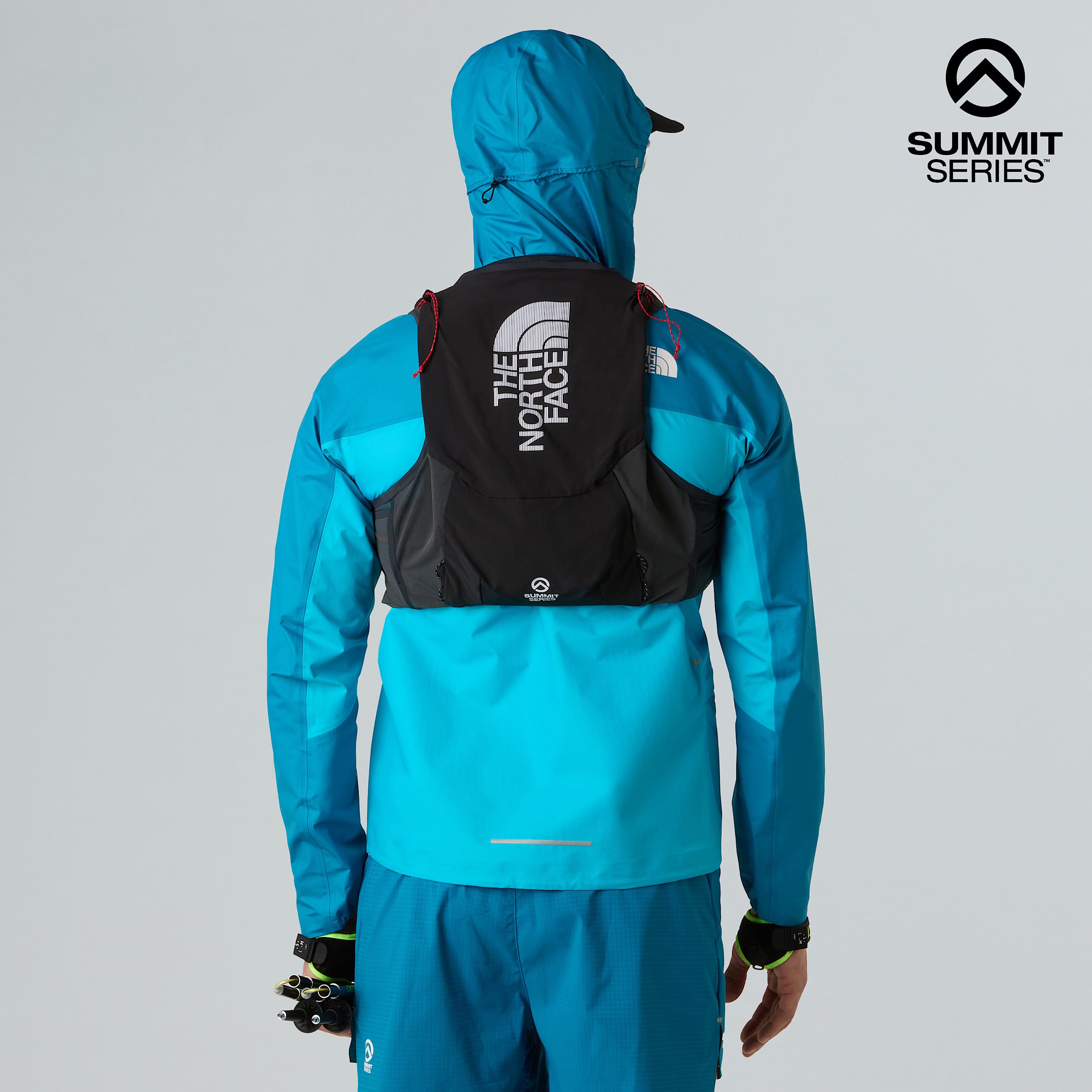 Colete de corrida Summit 10L TNF TNF BlackAsphalt Grey HERO