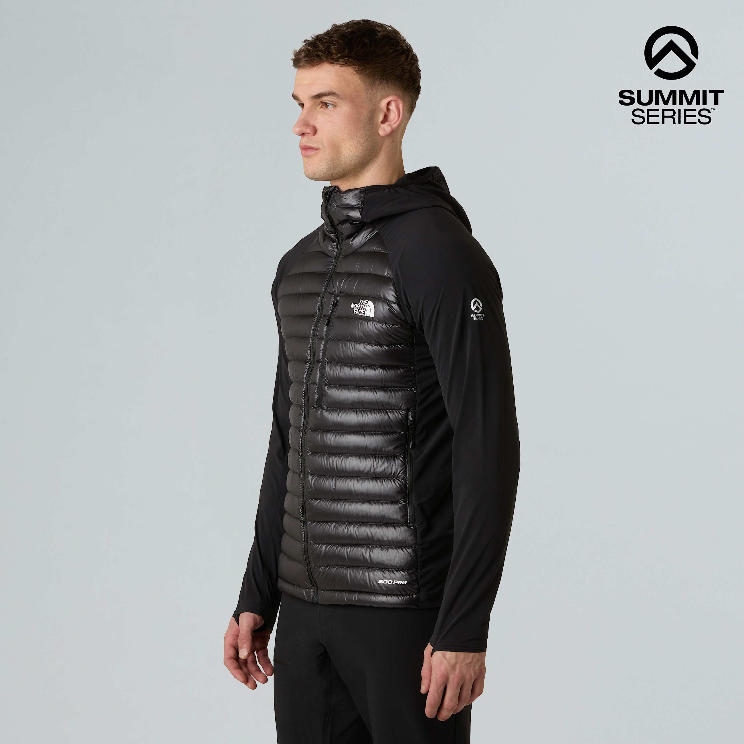 Summit Breithorn leichte HybridKapuzenjacke fr Herren TNF HERO