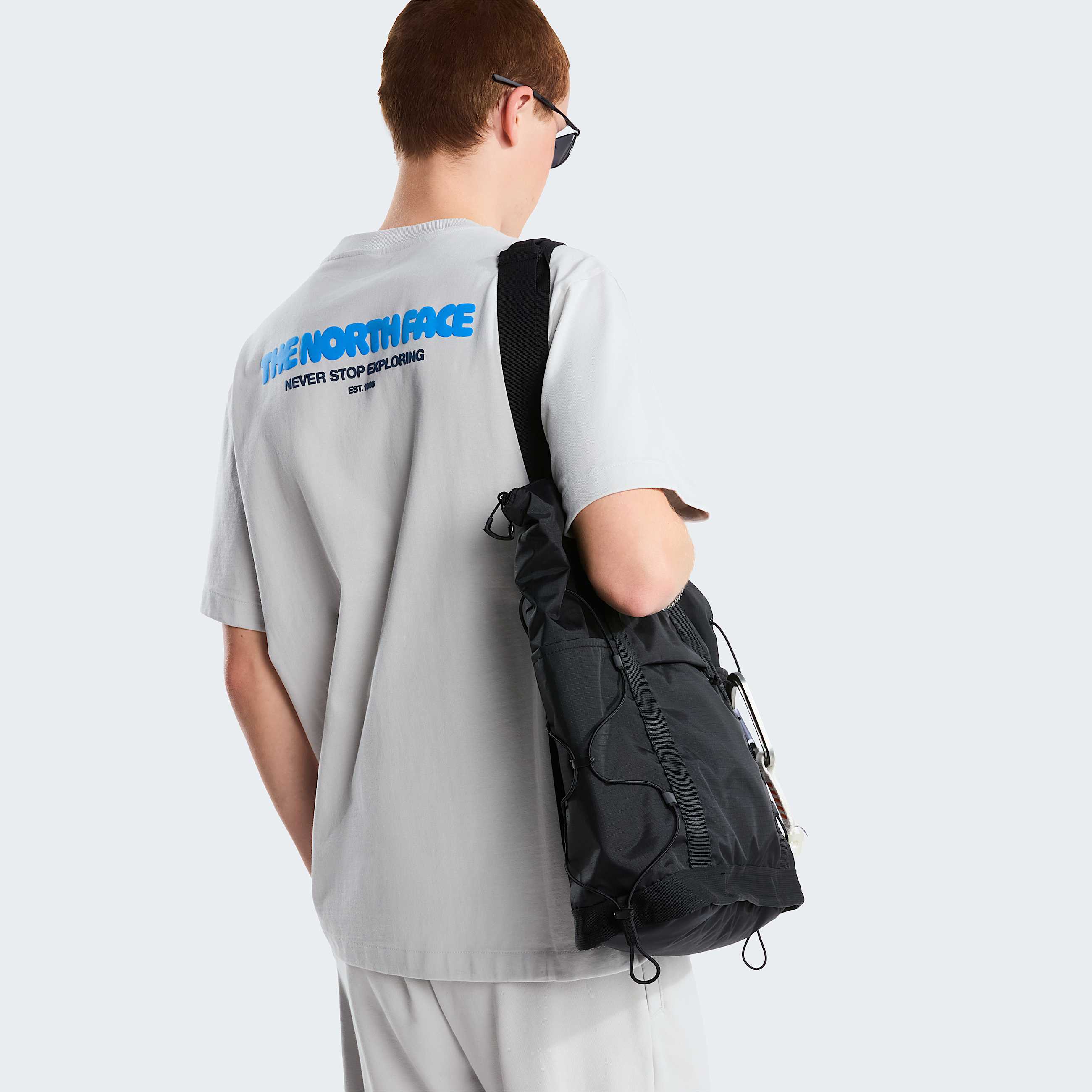Camiseta grfica holgada con bolsillo Explore Fonts para hombre TNF ALT6
