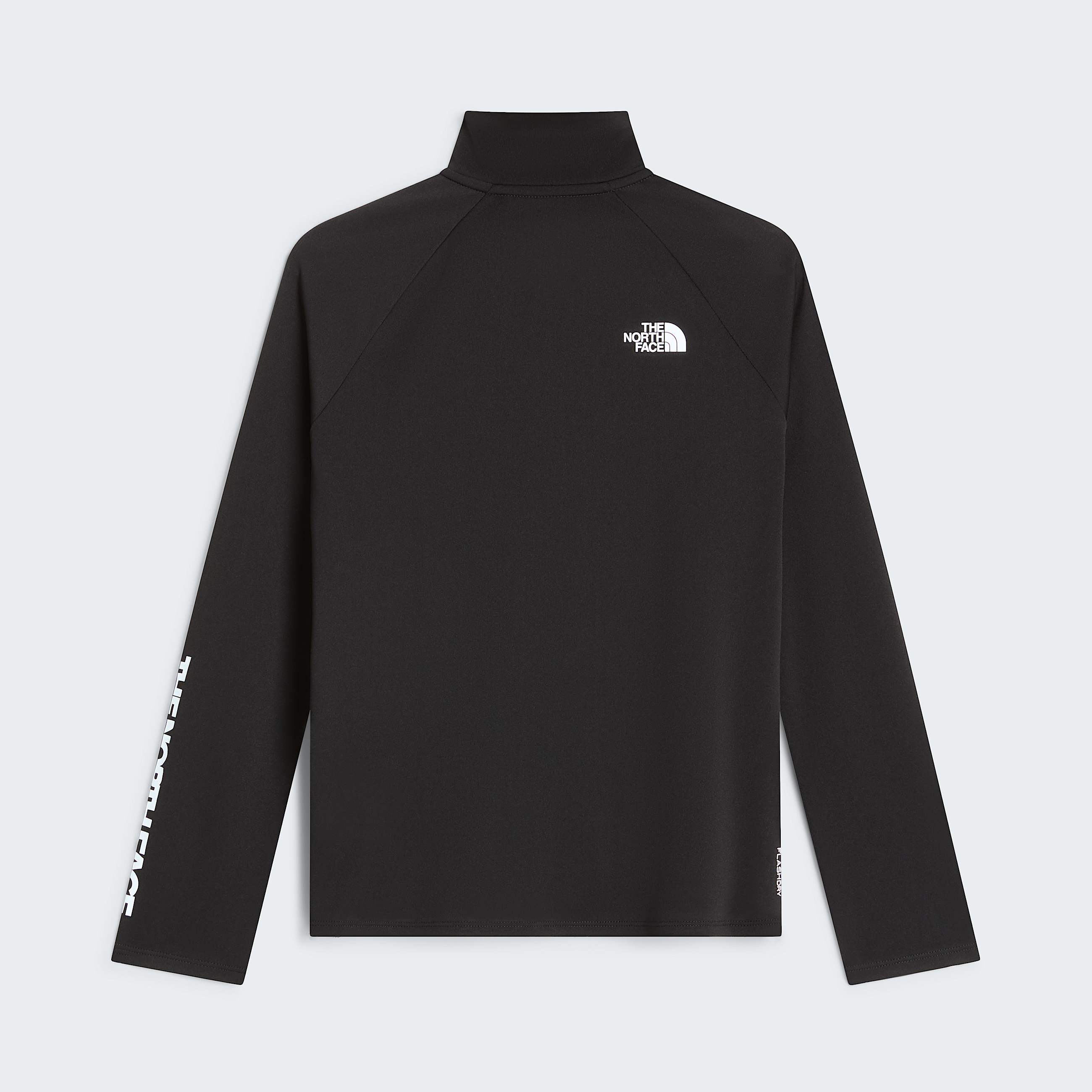 Haut manches longues et col zipp Flex Graphic pour fille TNF ALT1