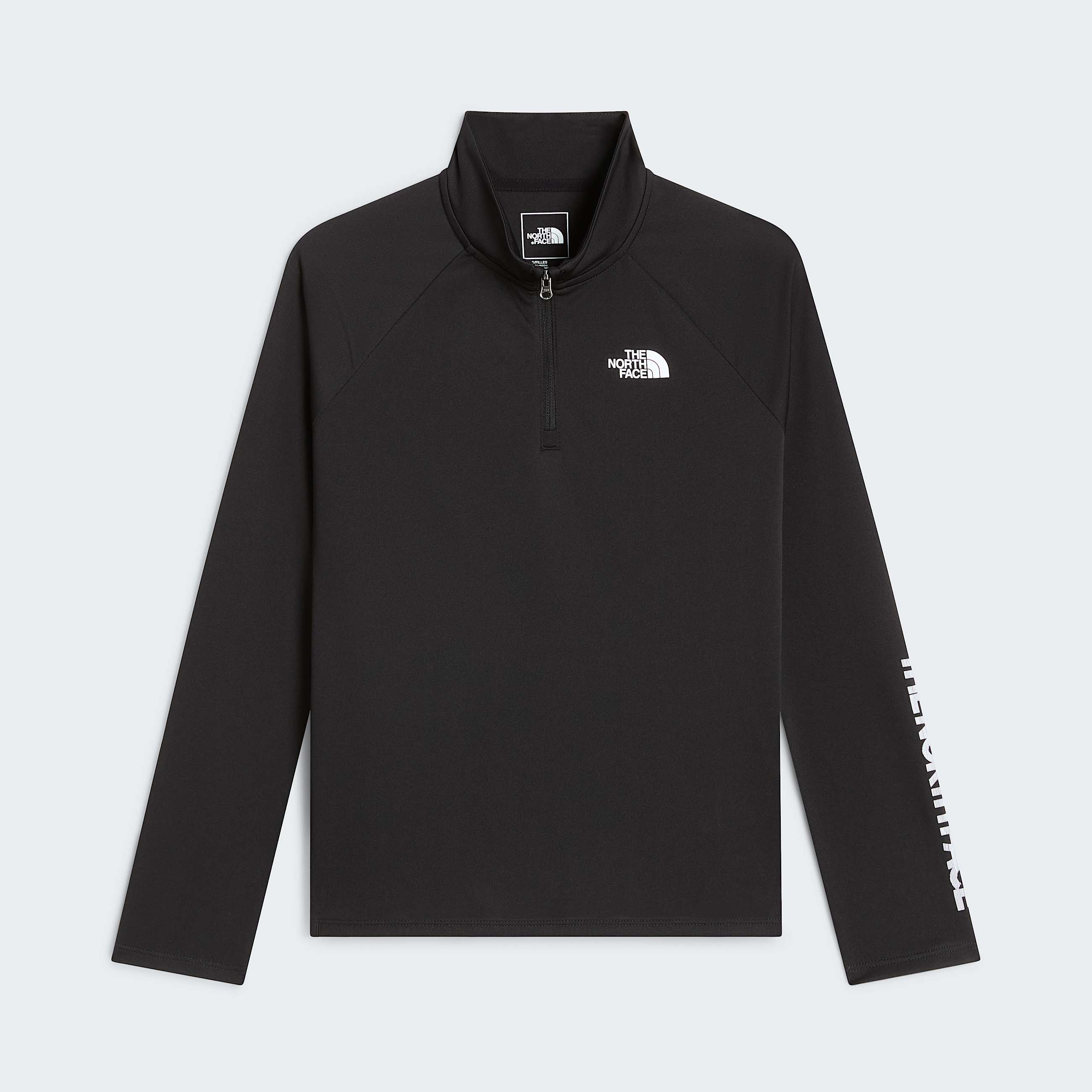 Haut manches longues et col zipp Flex Graphic pour fille TNF HERO