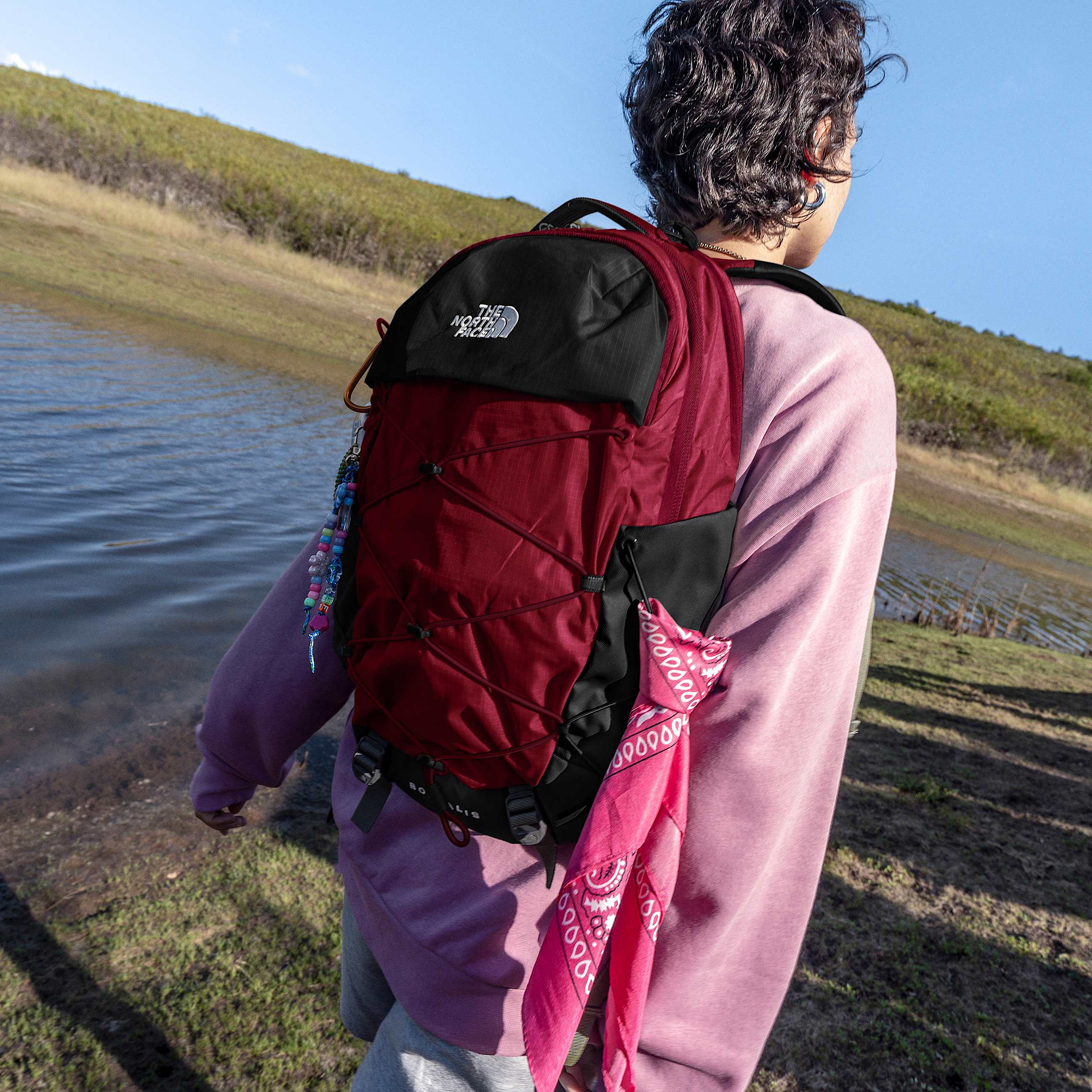 Sac Borealis TNF Burgundy CrushTNF Black ALT2