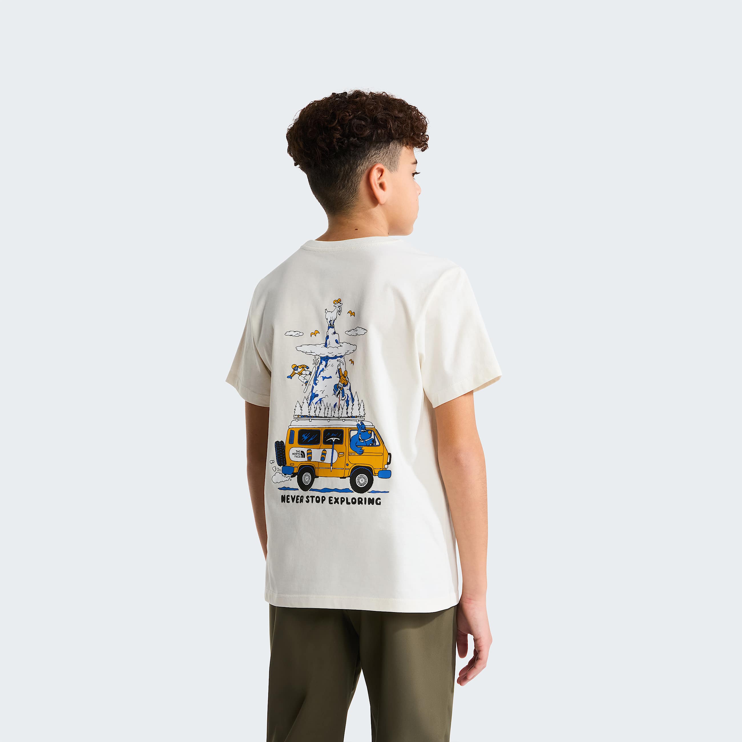 Tshirt com grfico Outdoor Regular para adolescente TNF HERO