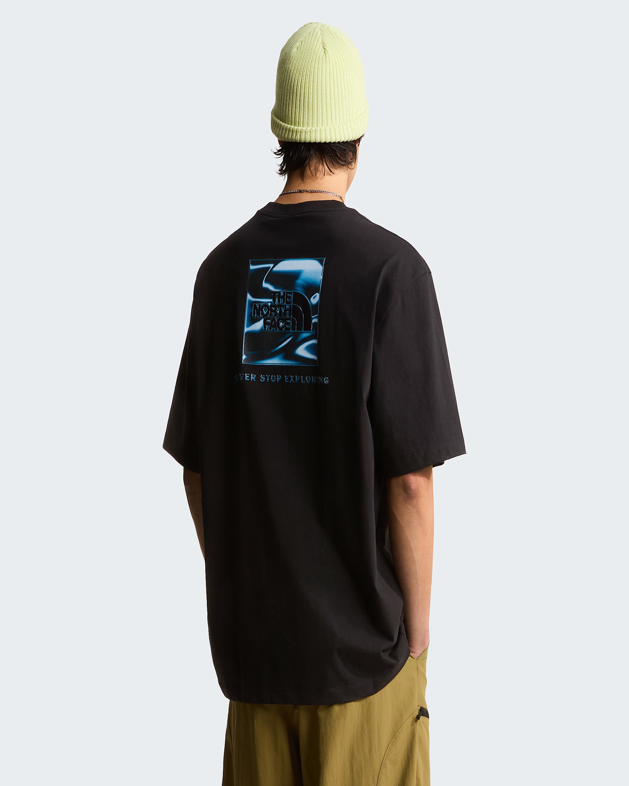 24H以内発送 完売品 超美品 M TNF llic Logo Tee Men's Liquid NSE Box Oversized Graphic T-Shirt | The North Face UK