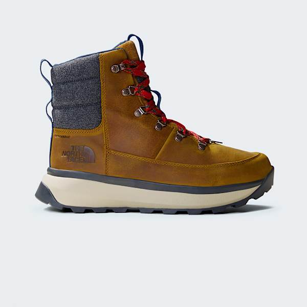 The North Face Dark Brown Hiking Boots with Yellow Accents The North Face Chilkat V Lace Waterproof Insulated Winter  main image 2