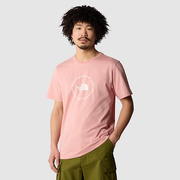 ★★THE NORTH FACE★★ Men's Mountain Flex Zip-TeeBLACK NT7L Men's Mountain Line T-Shirt | The North Face