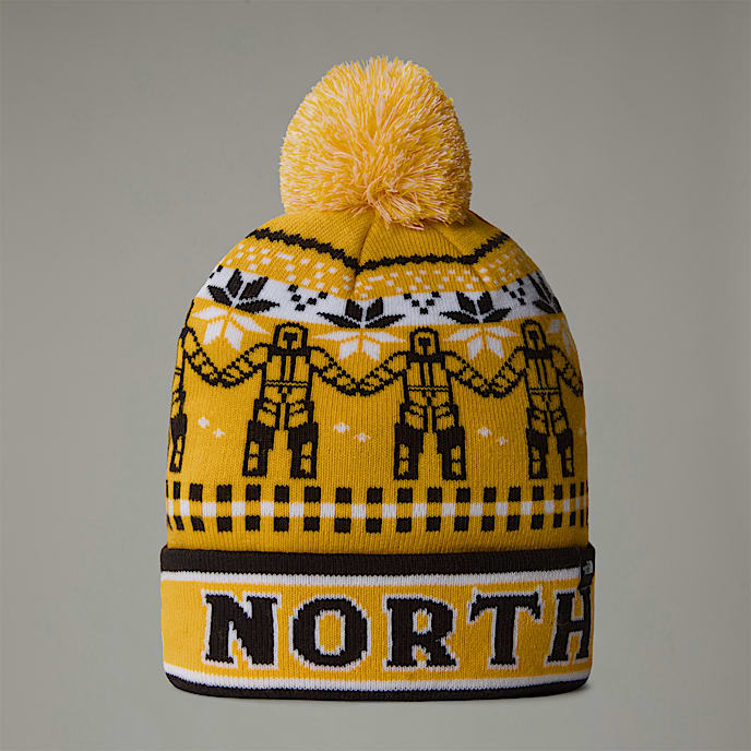 Beanie Ski Tuke TNF Summit Gold Him Suit Jacquard HERO