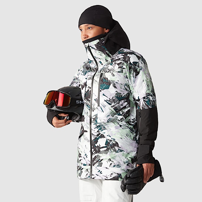 Summit Verbier FUTURELIGHTjas voor dames TNF Patina Green Summit Mountainscape PrintTNF Black HERO