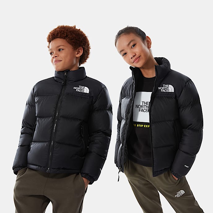 Teens 1996 Retro Nuptse Jacket TNF TNF Black HERO