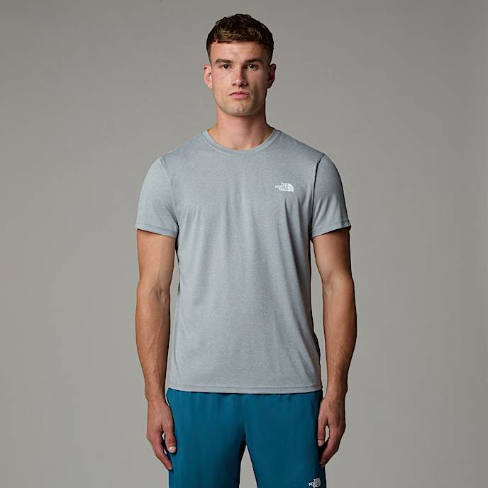 Camiseta Reaxion Amp para hombre TNF Mid Grey Heather HERO