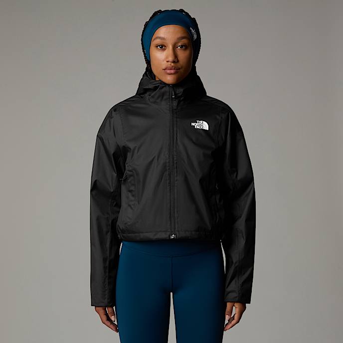 Cropped Quest Jacket W TNF TNF Black HERO