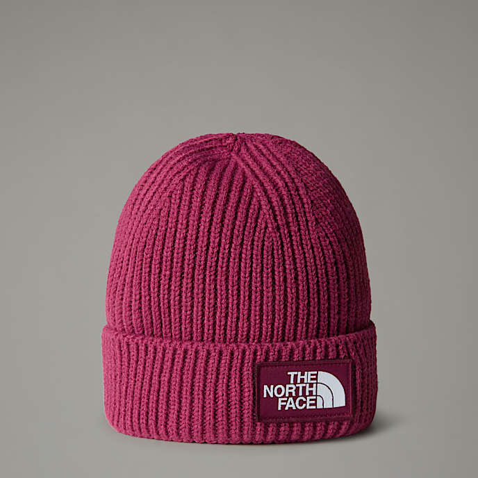 Berretto con risvolto e logo box TNF - 1