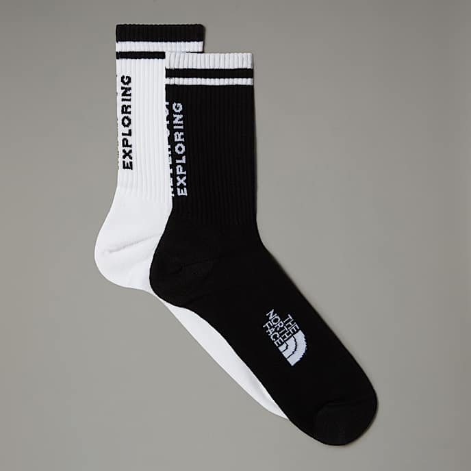 NSE Everyday Crew Sock TNF TNF BlackTNF White HERO