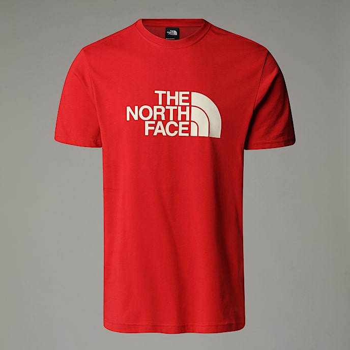 Mens New Peak TShirt TNF Rage RedGravel HERO