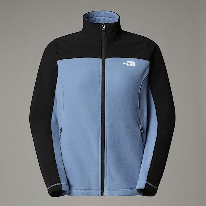 Womens Emilia Delta FullZip Fleece Jacket  TNF Folk BlueTNF Black HERO