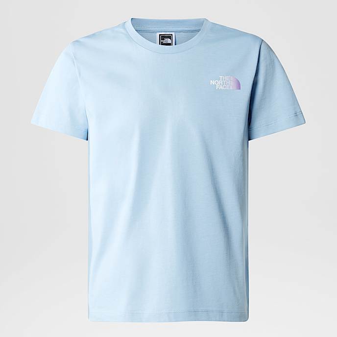 Girls Relaxed Graphic TShirt TNF Steel Blue HERO