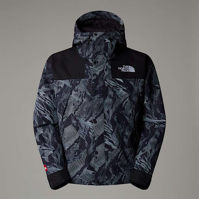 Mens DryVent Mono Mountain Jacket TNF TNF Black 3D Summit Mesh PrintTNF Black HERO