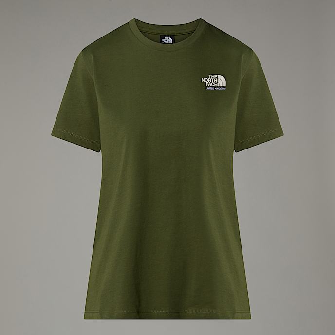 Womens UK Redbox TShirt TNF Terrarium Green  White Dune Beetroot HERO