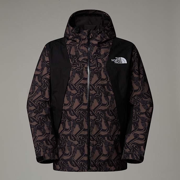 NSE Shelljacke mit Aufdruck in Unisex TNF Smokey Brown Carabiner Camo Print HERO