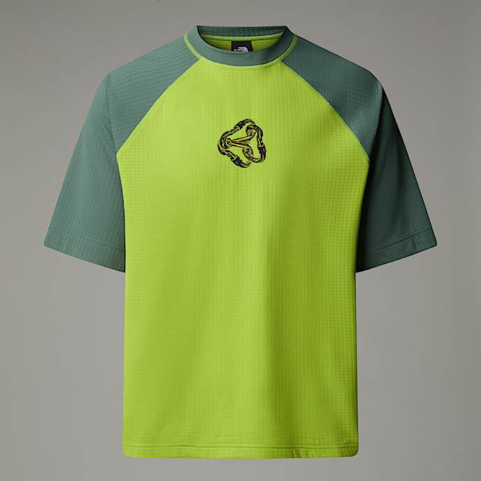 NSE DotKnit TShirt Unisex TNF Meadow GrassDuck Green HERO