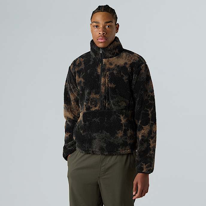 Extreme Pile Printed Pullover Fleece M TNF TNF Black Light Refractions Print HERO