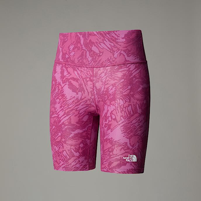 Flex 8 Printed Tight Shorts W TNF Cyber Berry Waterfall Print HERO