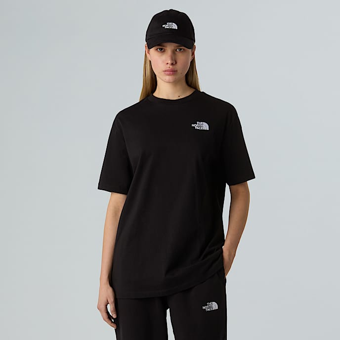 Damski Tshirt oversize Simple Dome TNF TNF Black HERO