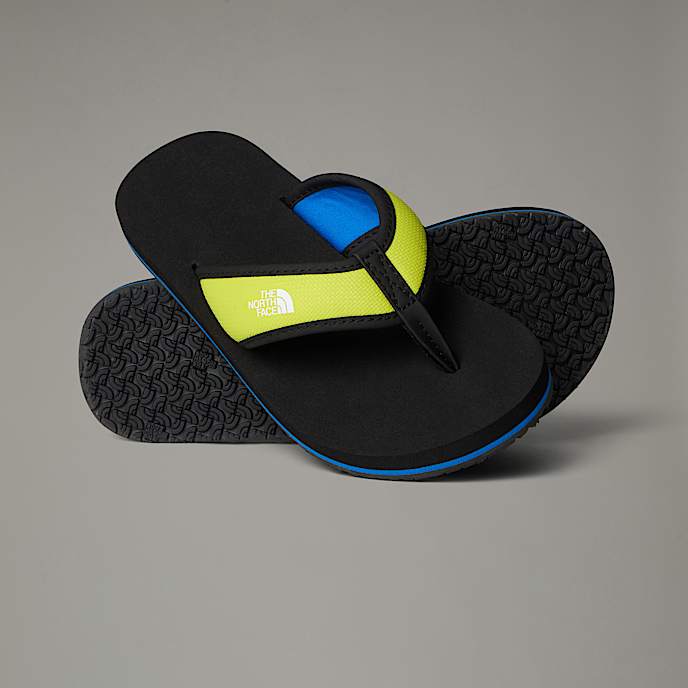 Teens Base Camp FlipFlops TNF Sulphur Spring GreenHero Blue HERO