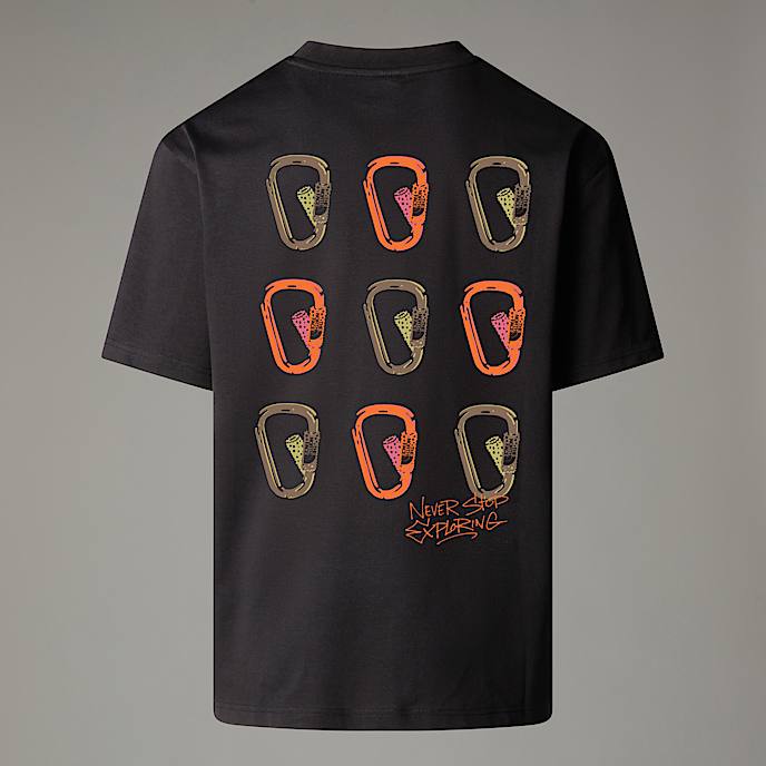 NSE TShirt in Oversize Unisex TNF TNF Black HERO