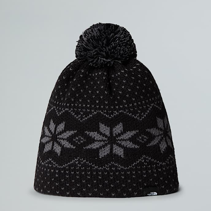 Dziecica czapka beanie Cabin Ski Tuke TNF TNF Black Jacquard HERO