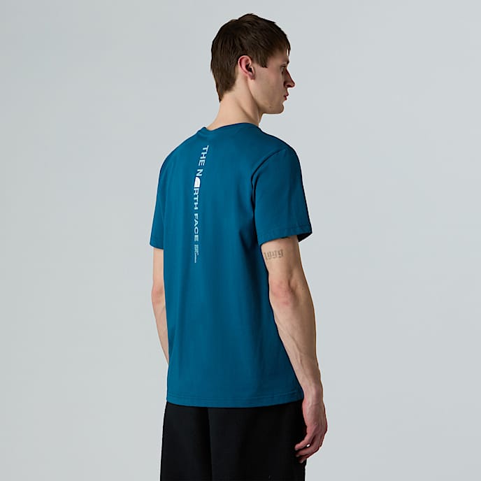 Tshirt Vertical Logo da uomo TNF Mineral Ink HERO