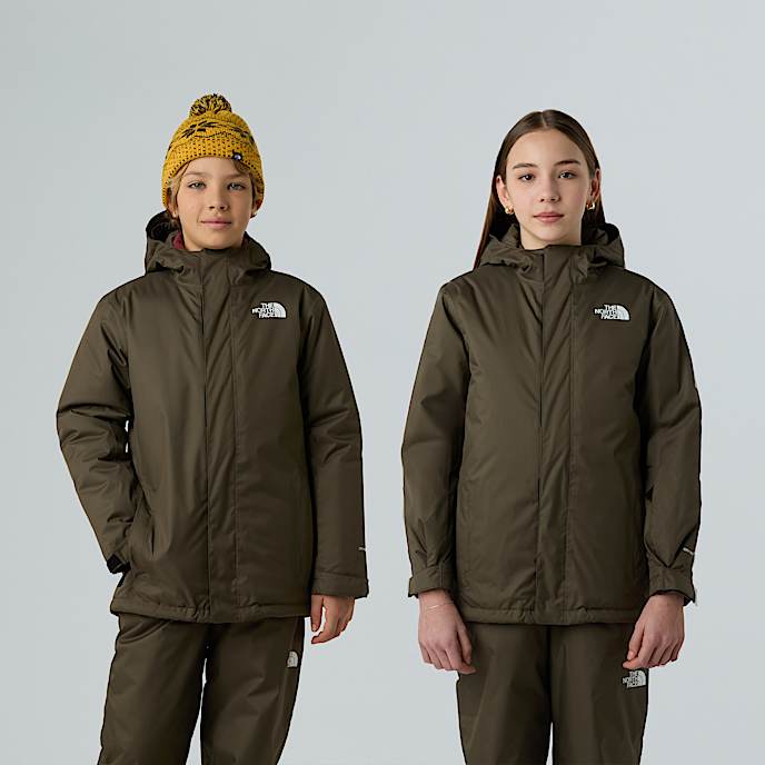 Snowquest Jacket Junior TNF New Taupe Green HERO