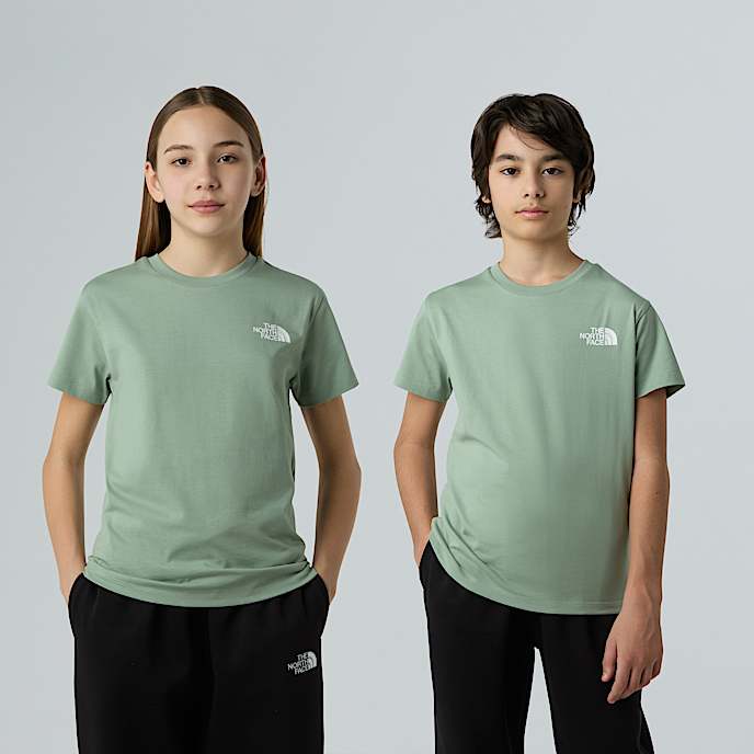 Teens Simple Dome TShirt TNF Slate Moss HERO