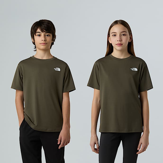 247 TShirt Junior TNF New Taupe Green HERO