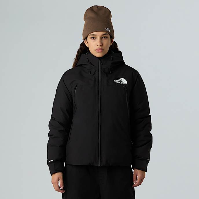 Mountain Range Down Hooded Jacket W TNF TNF Black HERO
