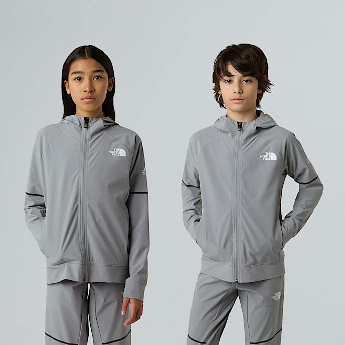 Giacca in tessuto Mountain Athletics da ragazzi TNF Monument Grey HERO