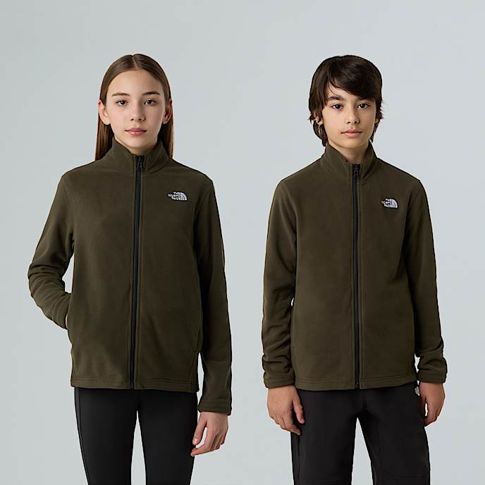 Glacier ZipIn Compatible Fleece Junior TNF New Taupe Green HERO