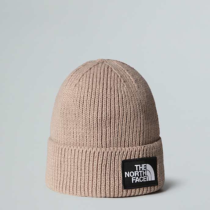 Logo Box Cuffed Beanie TNF TNF Mushroom Grey HERO