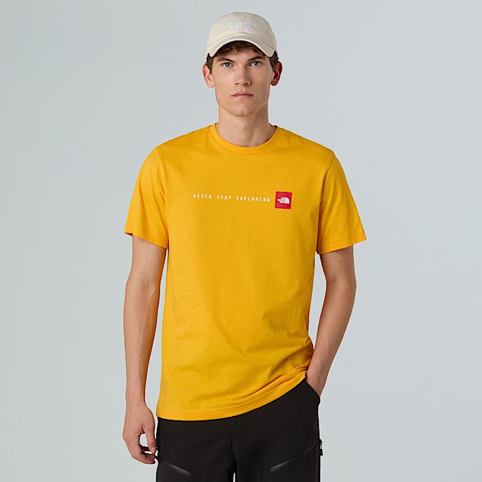 Never Stop Exploring TShirt M TNF Summit Gold HERO