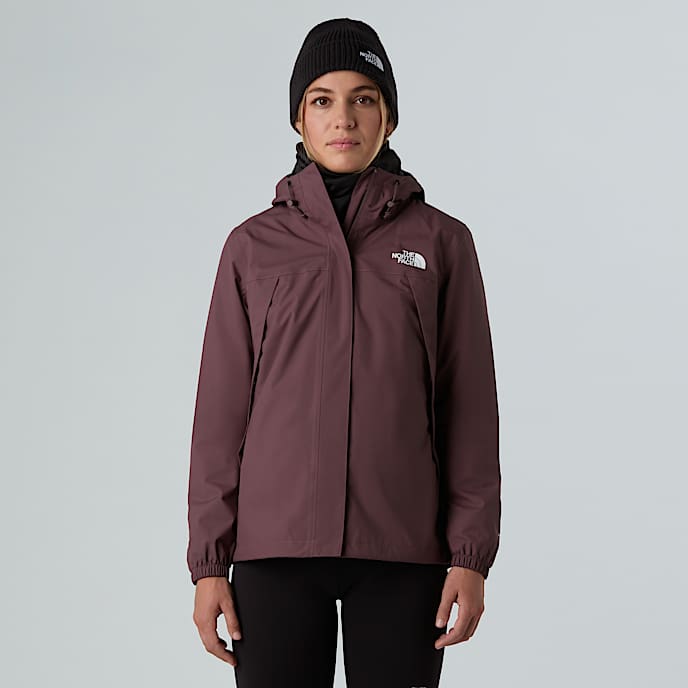 Womens Antora Rain Jacket TNF Tawny Quartz HERO