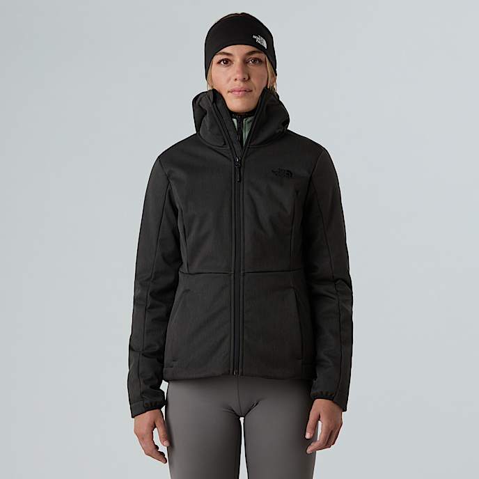 Quest Highloft Softshell Jacket W TNF TNF Black Heather HERO