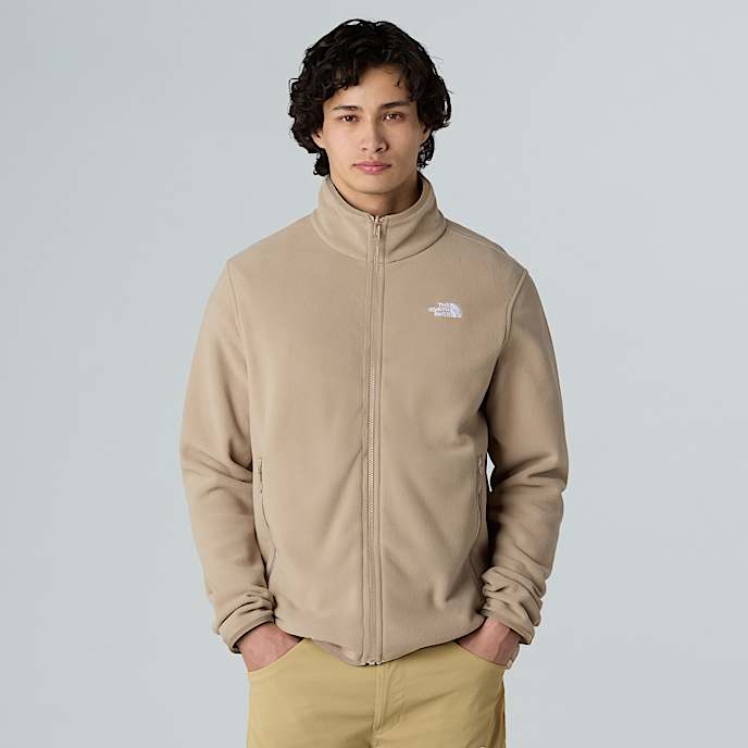 Glacier FullZip Fleece M TNF Mushroom Grey HERO