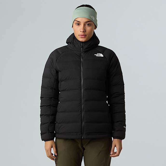 Abseil Stretch Down Hooded Jacket W TNF TNF Black HERO