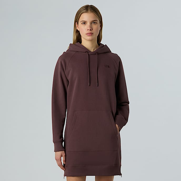 Womens Relaxed Hooded Dress TNF Tawny Quartz HERO