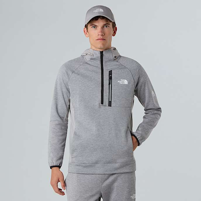 Mountain Athletics 14 Zip Hooded Fleece M TNF TNF Pale Grey HeatherMeld Grey HERO