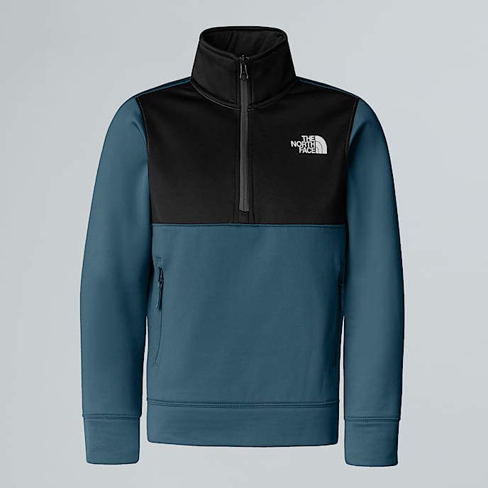 Sweatshirt met kwartrits voor tieners - 1