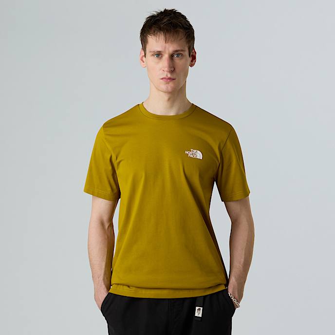 Mski Tshirt Simple Dome TNF Deep Dijon HERO