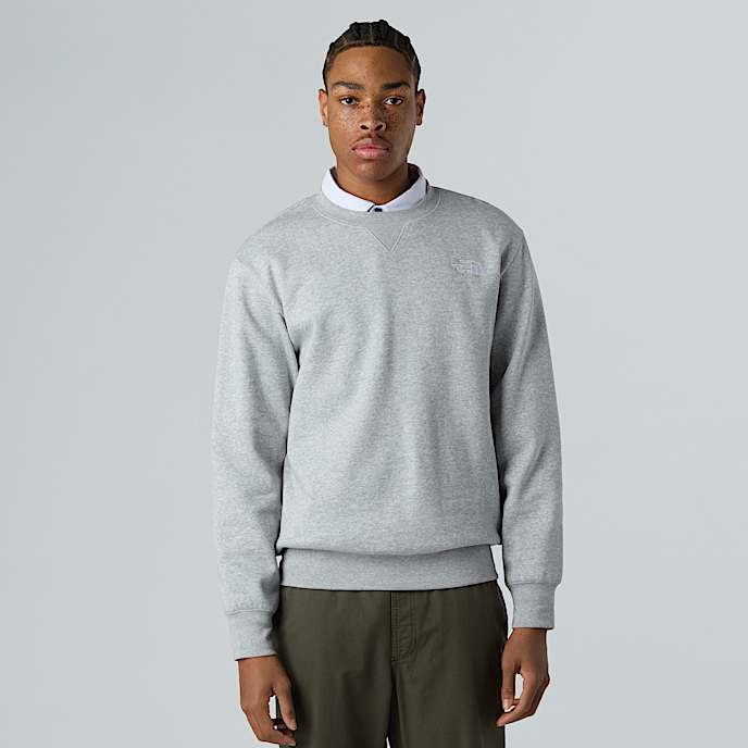 Felpa Essential da uomo TNF TNF Light Grey Heather HERO