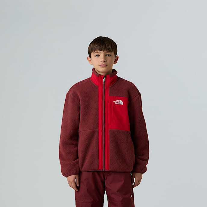 Yumiori FullZip Fleece Jacket Boy TNF SumacTNF Red HERO